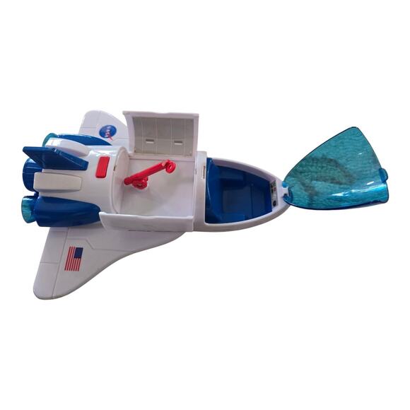 Astro Venture Space Shuttle Toy Plastic Spaceship & Rover lights sound works - Picture 4 of 6